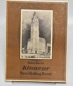 VINTAGE 1920's KINNEAR STEEL ROLLING DOORS CATALOG - Picture 1 of 5