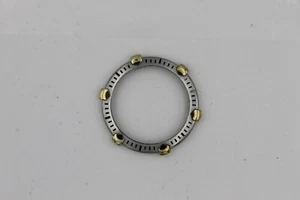 Bezel for Tag Heuer Mens 165.306 Watch BA0416 Automatic Gold Silver Chronograph - Picture 1 of 5