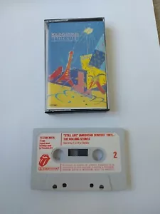 ROLLING STONES - STILL LIFE 1982 Spanish Paper Label CASSETTE TAPE LIVE ALBUM - Picture 1 of 4