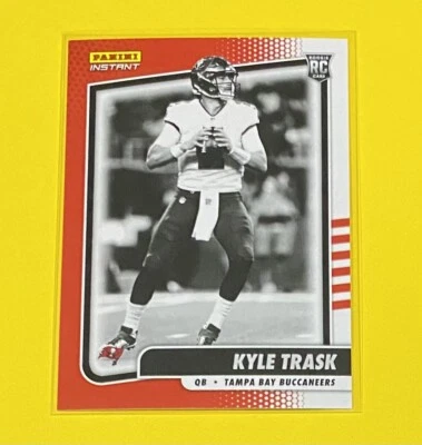 2021 Panini Instant Kyle Trask BLACK WHITE ROOKIES 1/2728 Buccaneers #BW20 RC 🔥 - Image 1 of 2