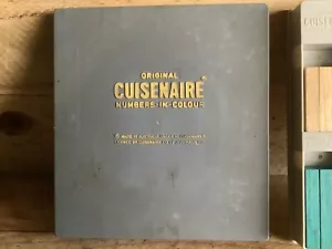 CUISENAIRE NUMBERS in COLOUR - BOXED VINTAGE SET in PLASTIC CONTAINER AUST. - Photo 1/10