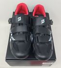 Peloton Cycling Shoes For Peloton Bike Black/Red Size 42 Euc With Shoe Box