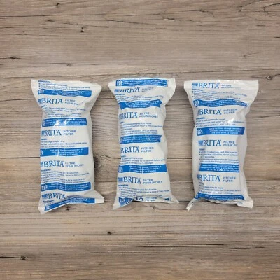 Genuine Brita Pitcher Replacement Filters New Sealed Without Box (3 PK) - Image 1 of 4