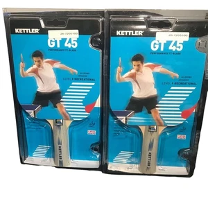 Kettler Ping Pong Paddles Table Tennis GT45 Performance TT Blade Set of 2 Recrea - Picture 1 of 6