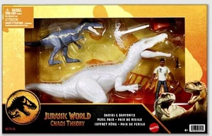 Jurassic World JCG22 Teoría del Caos Darius y Baryonyx Figuras Peligro Pack - Imagen 1 de 1