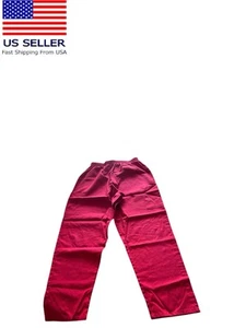 Fundamentals by White Swan Women Scrub Cargo Pants Red Size Medium - Picture 1 of 4