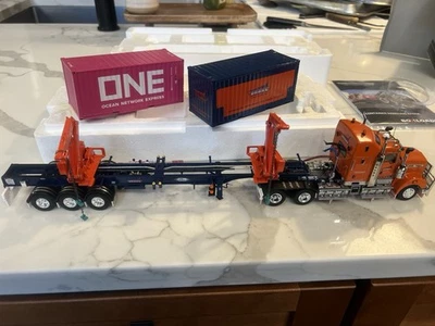 Drake Kenworth T909 Aero & Boxloader 1/50 ORANGE DRAKE SET BRAND NEW! - Image 1 of 4