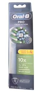Oral B Pro Cross Action Testine di Ricambio per Spazzole 4 Testine di Ricambio - Foto 1 di 4