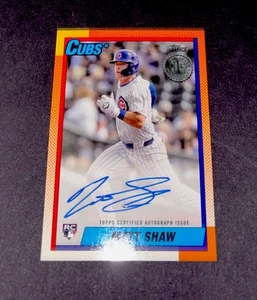 2025 Topps Update 1990 Retro Matt Shaw RC Auto - CUBS FUTURE- PLAYOFF HERO - Picture 1 of 2