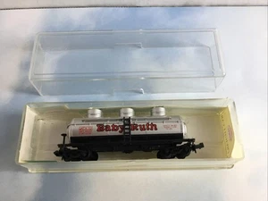 Model Power 3413 N scale Weighted Baby Ruth 3 Dome Tank Car GATX701 w/ case EUC - Picture 1 of 9