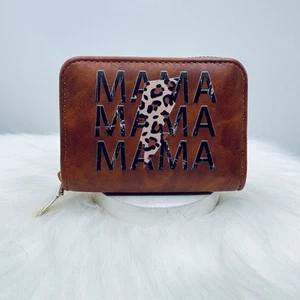 Mama Zip Around Faux Leather Wallet - Picture 1 of 5