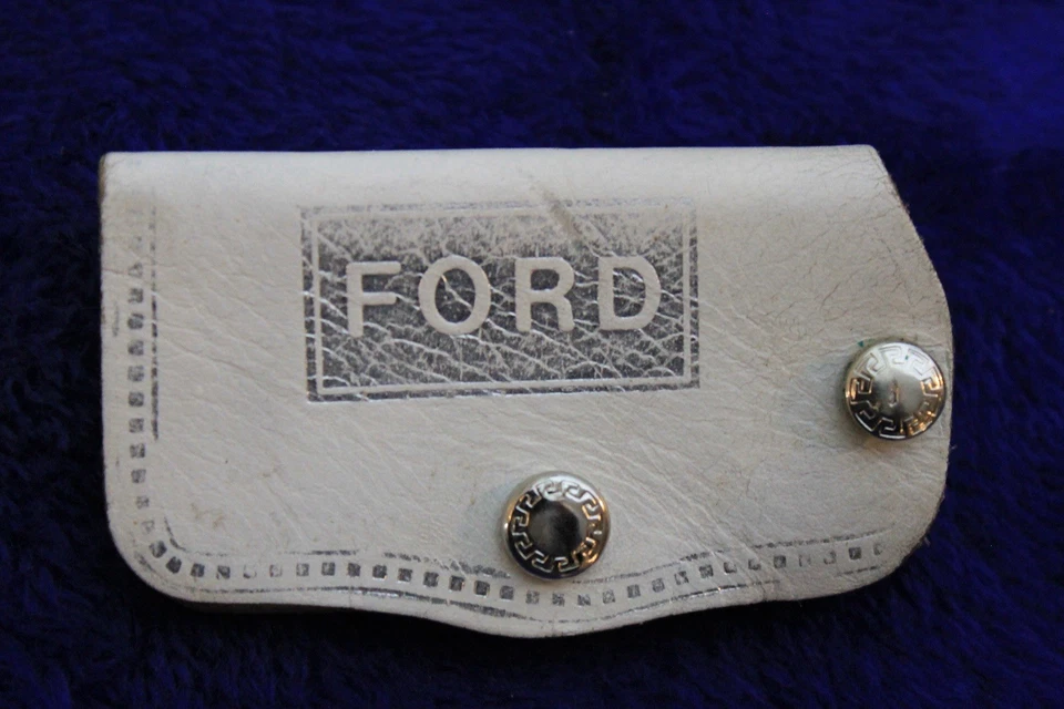 Llavero de cuero Ford llavero llavero accesorio camión Bronco Falcon Foto 1 de 4