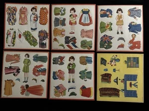 40 Seiten + PAPIERPUPPE PUNCHOUT 1. WELTKRIEG VERBÜNDETE WWI ungestanzter Bogen - Bild 1 von 19