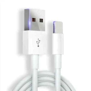 Schnellladekabel USB A für Apple 1 m für iPhone, iPad, iPod 5-14 Pro Max Mini - Bild 1 von 5