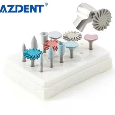 AZDENT Dental Composite Polishing Wheel Discs Burs Kit RA 2.35mm 12pcs/pack - Image 1 of 4