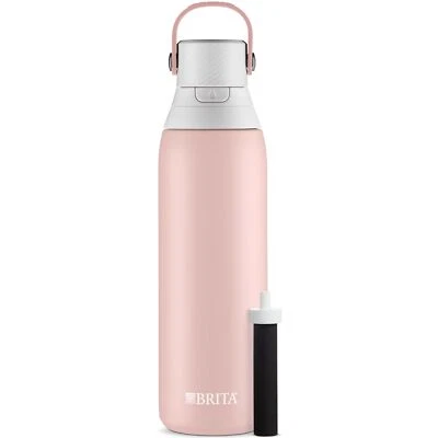 Botella de agua filtrada de acero inoxidable Brita de 20 oz diseño aislante sin BPA Foto 1 de 4