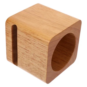 Smartphone Holder Tablet Stand Desk Wood Smartphone Dock Cell Phone Table Stand - Photo 1 sur 12