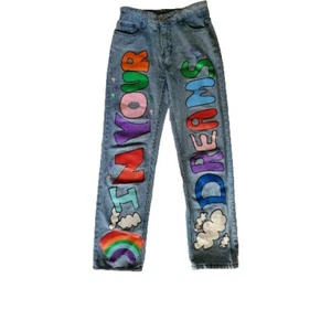 Girls Hippie Jeans In Your Dreams Large 29 X 29 EUC - Picture 1 of 1