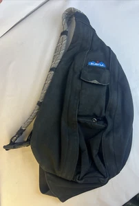 Kavu Rope Sling Crossbody Backpack Hiking Outdoor Wear Black Bag - Picture 1 of 6