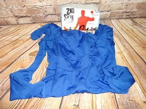 2nd Skin Adult Full-Body Stretch Jumpsuit Blue Size XL Halloween Costume NEW - Picture 1 of 1