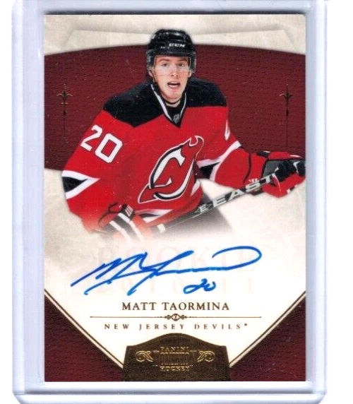 2010-11 Panini Dominion Matt Taormina Rookie Auto RC #'ed 21/25 #195 - Image 1 of 1