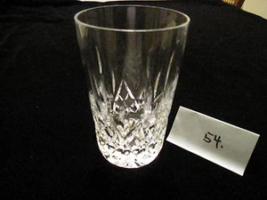WATERFORD LISMORE PAIR WATER/TUMBLERS, 5"H, 12 Oz., PRICE/PAIR, XLNT COND. - Picture 1 of 3