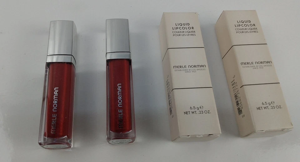 2 жидкие губные помады Merle Norman Liquid LipColor ~ Hussy ~ - Изображение 1 из 4