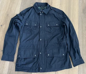Chaqueta de bolsillo táctica a presión Polo Ralph Lauren AVIATR azul marino mediana $398 - Imagen 1 de 15