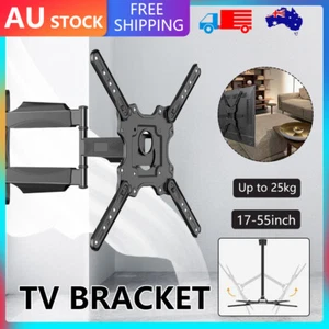 TV Wall Mount Bracket Tilt Swivel Full Motion 17 37 40 43 48 55" Plasma LCD LED - Picture 1 of 11