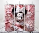 3D Minnie Mouse  Inflated 20oz Tumbler Inflated Puffy Effect