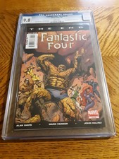 Fantastic Four The End #4 cgc 9.8 nm Near Mint Inhumans Blackbolt The Thing Book