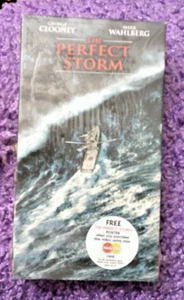 VHS Factory Sealed The Perfect Storm George Clooney Mark Wahlberg FREE SHIPPING - Picture 1 of 1