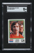 1994 Panini World Cup Story Album Stickers Johan Cruyff #89 SGC 9 MINT