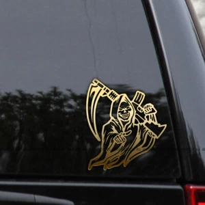 Grim Reaper Skull AR-15 Vinyl Decal Sticker - Picture 1 of 2