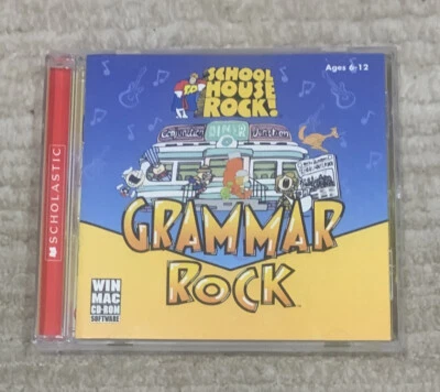 SCHOOL HOUSE ROCK GRAMMAR ROCK CD-ROM (Windows and Macintosh) 2005 EUC - Image 1 of 4