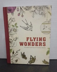 Coloring Book-FLYING Wonders -Portable Coloring for Creative Adults- New Unused - Imagen 1 de 14