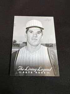 PETE ROSE Cincinnati Reds 2012 Leaf The Living Legend #1 MLB Hit King Legend - Picture 1 of 1