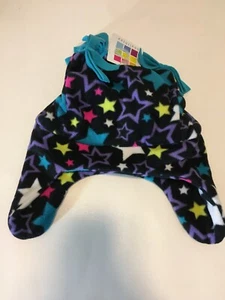 Healthtex Unisex  Beanie Winter Hat Cap w/ear flaps One Size Toddler 2T-5T Stars - Picture 1 of 6