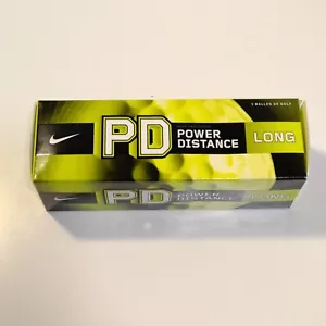3 Pack Nike PD Long Yellow Golf Balls - NEW - Picture 1 of 3