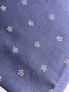 Tessuto "Stelle Blu" senza marchio. 1+ iarda - Foto 1 di 2