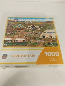 MasterPieces 1000 Piece Jigsaw Puzzle Country Fair 26.75" x 19.25" Cindy Mangutz - Picture 1 of 2