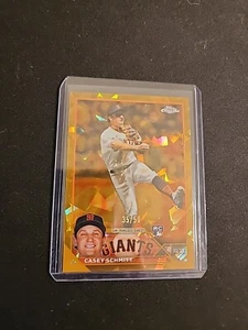 2023 Topps Chrome Sapphire Baseball Casey Schmitt RC Gold 35/50 SSP - Picture 1 of 2