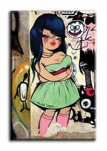 MODERNE LEINWAND Miss van Aikijuanma Graffiti Kunst - Bild 1 von 1