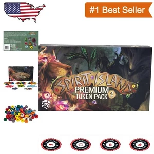 Silk-Screened Wooden Token Pack 2 for Spirit Island - 201 Quality Game Markers - Picture 1 of 8