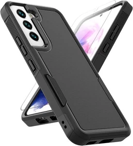 Funda Samsung Galaxy S22, Doble Capa, Antigolpes, Protección Militar, Negra - Imagen 1 de 5