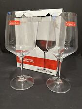 Spiegelau Style Red Wine Crystal Glasses, Incomplete Set of 2 22.2 oz Capacity
