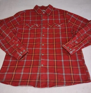 Arborwear Flannel Shirt Men's Size Large Thick Soft Cotton Plaid Heavyweight - Picture 1 of 14
