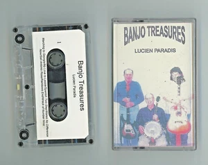 Banjo Treasures Lucien Paradis Cassette Tape 14 Songs + Guitar & Base - Picture 1 of 2