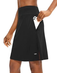 Women's 20" Knee Length Skorts Skirts Athletic Tennis Golf Skirt for Women Mo... - Picture 1 of 6