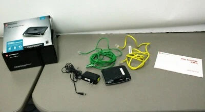 Motorola ATT AT&T High Speed DSL Modem 3360 ADSL2 24 Mbps Internet Ethernet Cord - Image 1 of 4